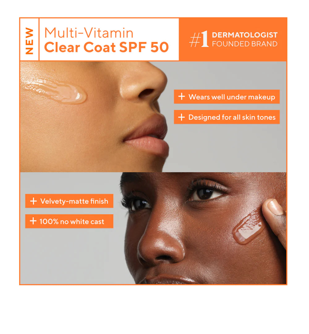 Multi-Vitamin Clear Coat Broad Spectrum SPF 50